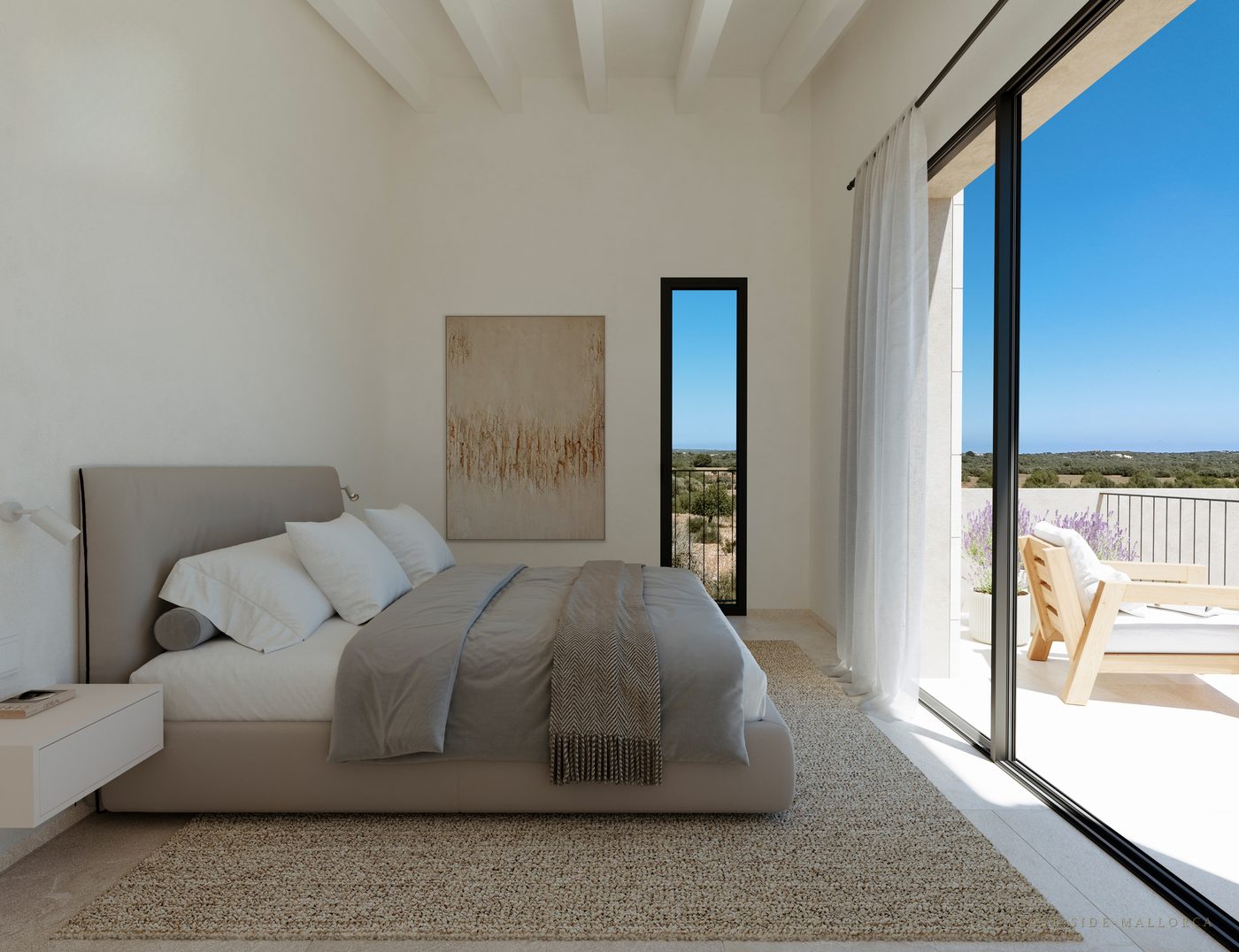 Mastersuite mit Terrassenzugang und Weitblick